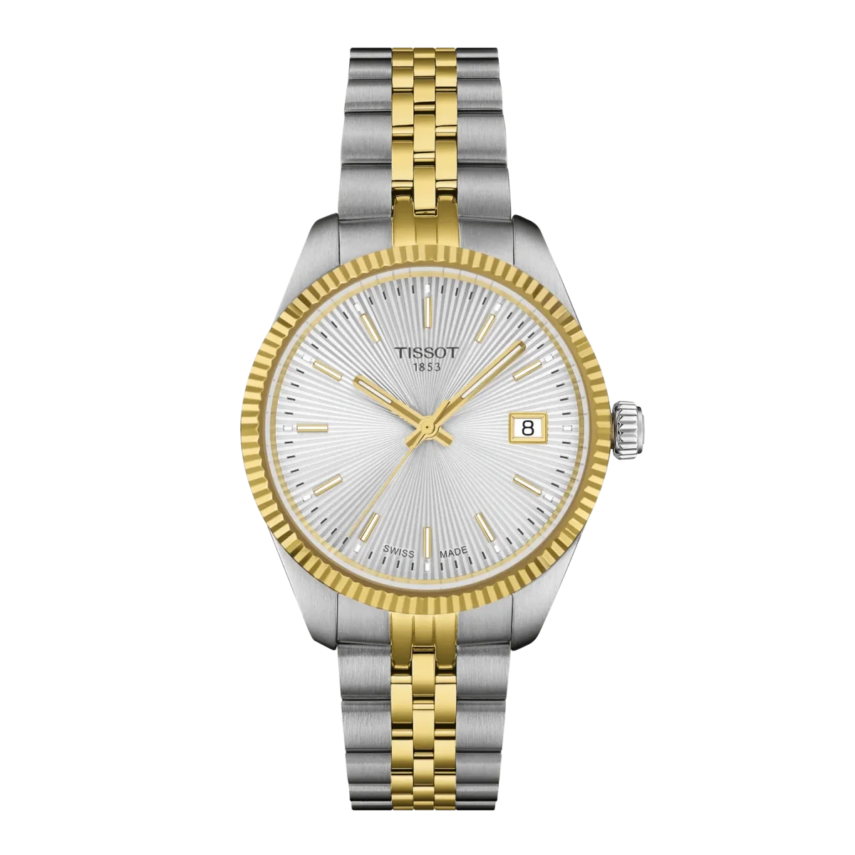 Tissot Ballade 34mm PVD MED GUILLOCHÉ SØLV URSKIVE - Billede 2